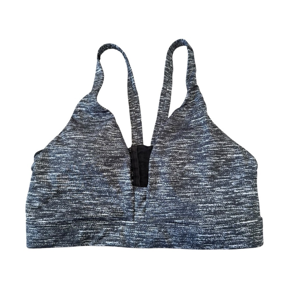 VSX Sport Women's Black and Gray Sports Cage Strappy Sports Bra